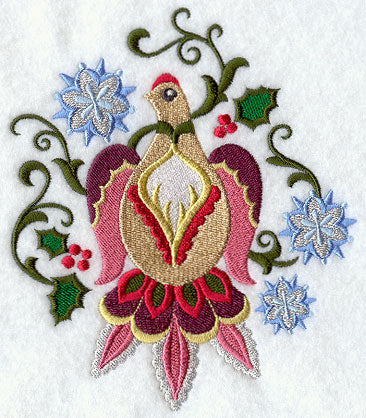Suzani Christmas Bird - Holly - Image 4