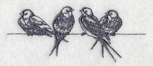 Swallows on a Wire 2 - Image 2