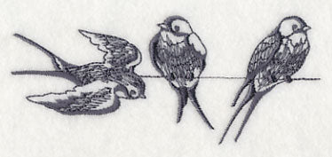 Swallows on a Wire 3 - Image 3