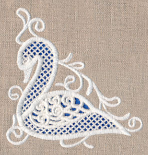 Swan Beauty Corner (Cutwork) - Image 3