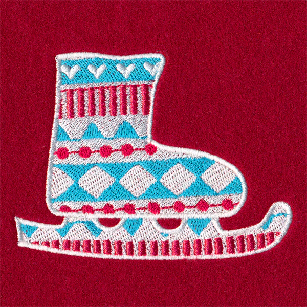 Sweater Silhouette Ice Skate - Image 5