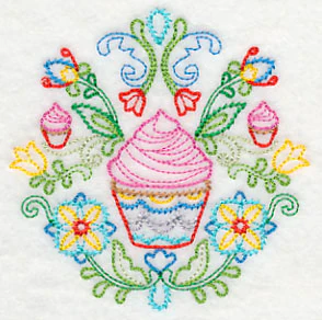 Swedish Folk Art - Cupcakes (Vintage) - Image 5