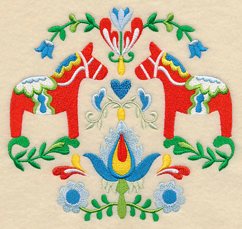 Swedish Folk Art - Dala Horse - Image 3