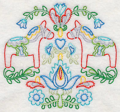 Swedish Folk Art - Dala Horse (Vintage) - Image 4