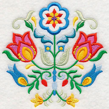 Swedish Folk Art - Flowers - Image 4