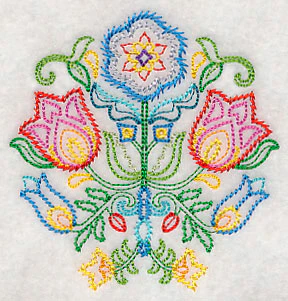 Swedish Folk Art - Flowers (Vintage) - Image 5