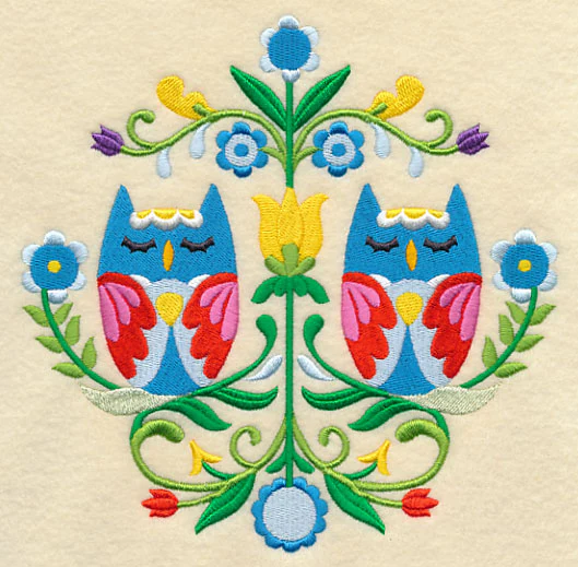 Swedish Folk Art - Owls - Image 2
