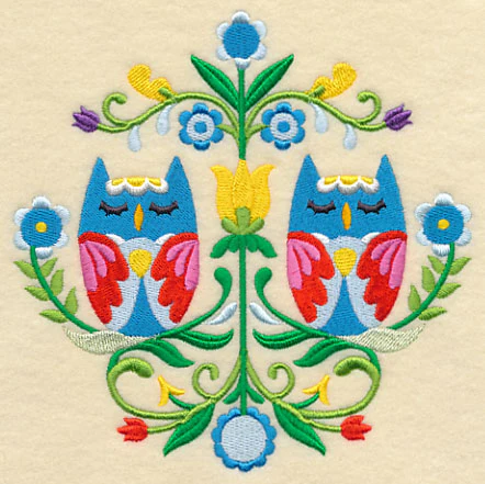 Swedish Folk Art - Owls - Image 3