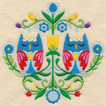 Swedish Folk Art - Owls - Image 4