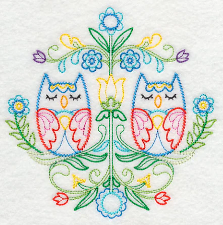 Swedish Folk Art - Owls (Vintage) - Image 3