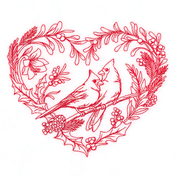Sweet and Simple Cardinals Wreath - Image 5
