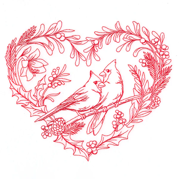 Sweet and Simple Cardinals Wreath - Image 7