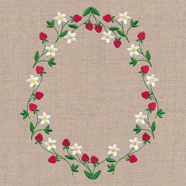 Sweet As Strawberries Wreath - Image 2
