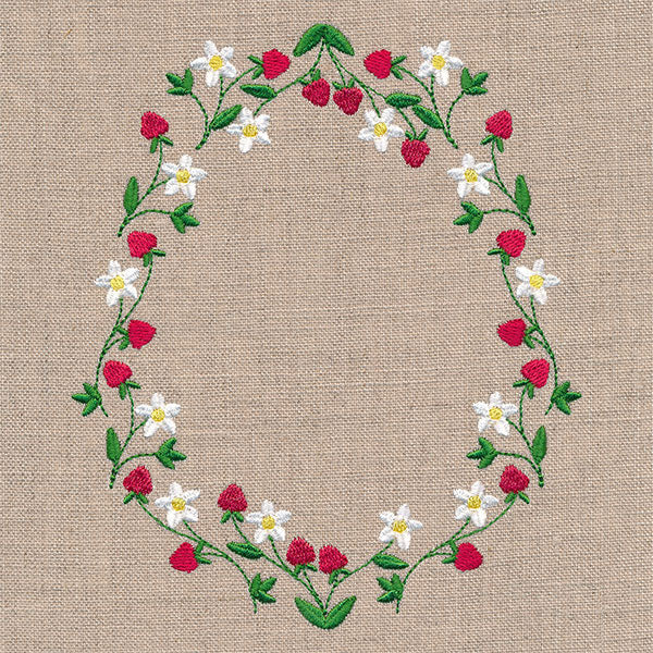 Sweet As Strawberries Wreath - Image 4