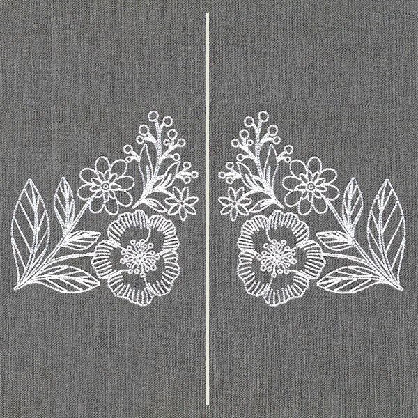 Sweet Blooms Mask Motif - Image 3