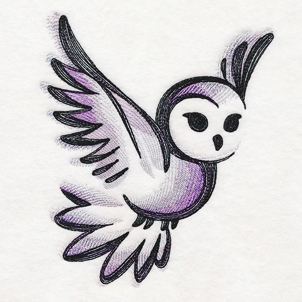 Sweet Brushstroke Owl - Image 3