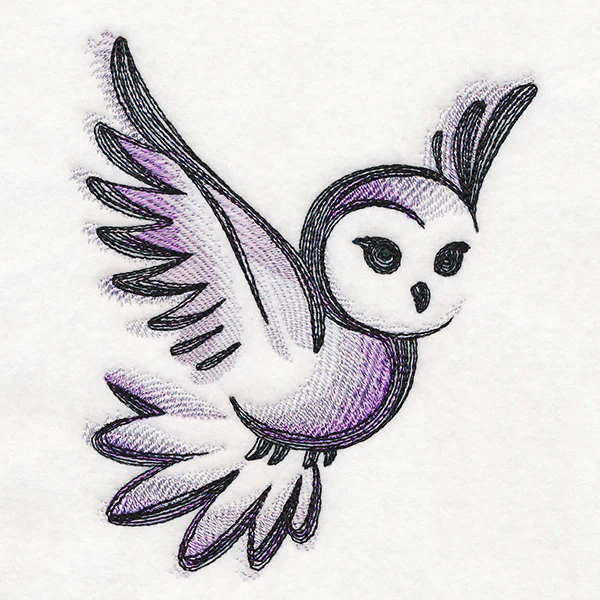 Sweet Brushstroke Owl - Image 4