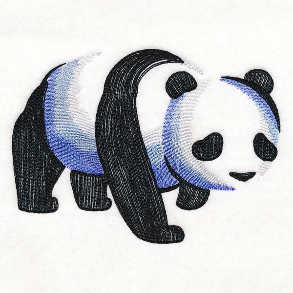 Sweet Brushstroke Panda - Image 3