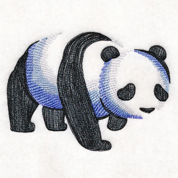 Sweet Brushstroke Panda - Image 4