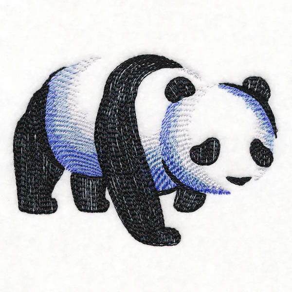 Sweet Brushstroke Panda - Image 5