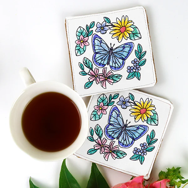 Sweet Butterfly and Blooms Accent - Image 2