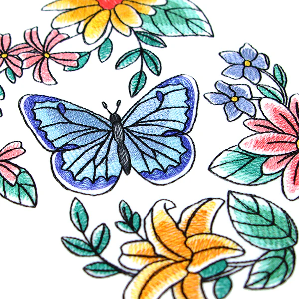Sweet Butterfly and Blooms Feature - Image 2