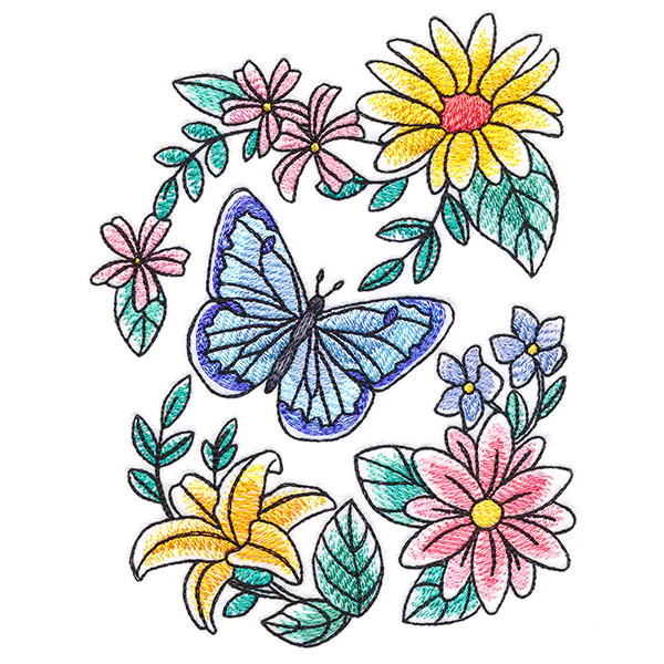 Sweet Butterfly and Blooms Feature - Image 5