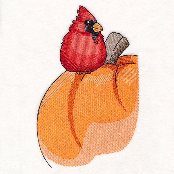 Sweet Cardinal and Pumpkin - Image 4