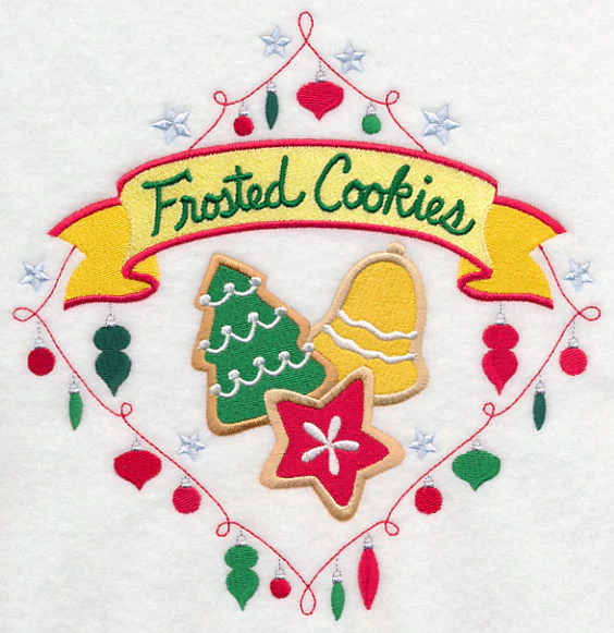 Sweet Christmas Frosted Cookies Diamond - Image 5
