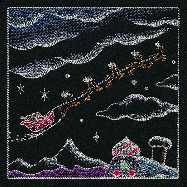 Sweet Christmas Gingerbread Scene Panel 1 - Image 13