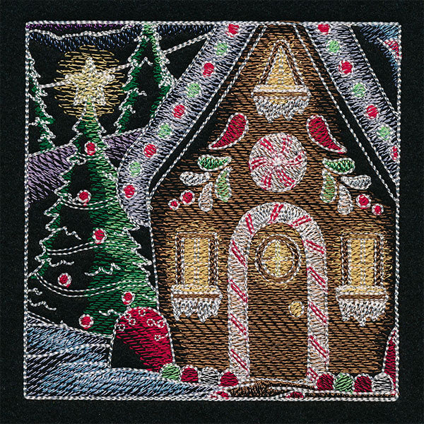 Sweet Christmas Gingerbread Scene Panel 3 - Image 13