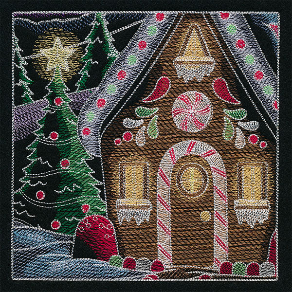 Sweet Christmas Gingerbread Scene Panel 3 - Image 5