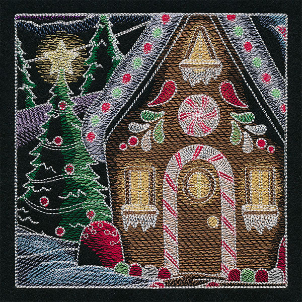 Sweet Christmas Gingerbread Scene Panel 3 - Image 9