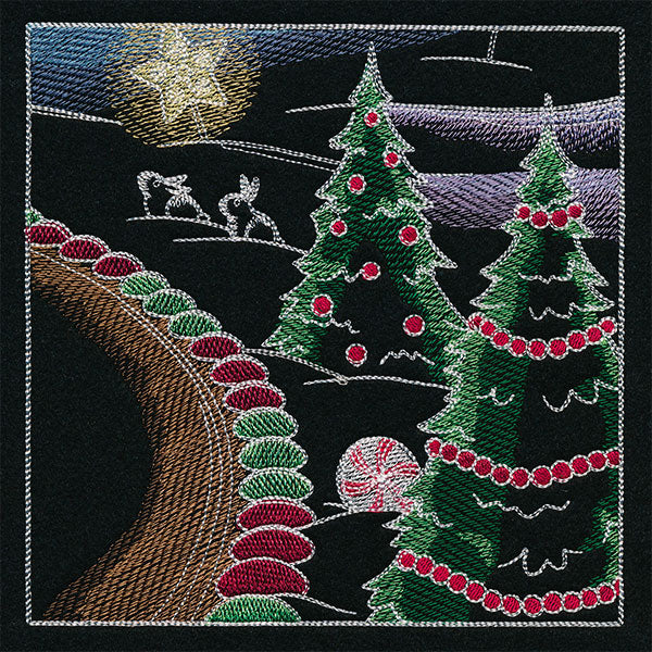 Sweet Christmas Gingerbread Scene Panel 6 - Image 4