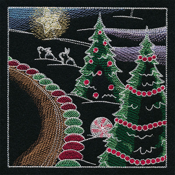 Sweet Christmas Gingerbread Scene Panel 6 - Image 7