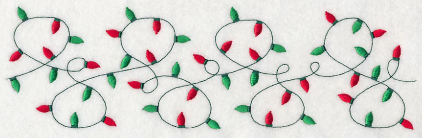 Sweet Christmas Lights Border - Image 6