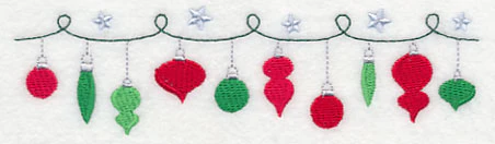 Sweet Christmas Ornament Border - Image 4
