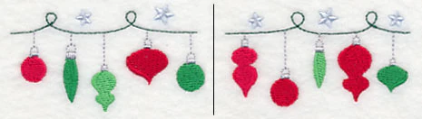Sweet Christmas Ornament Border - Image 5