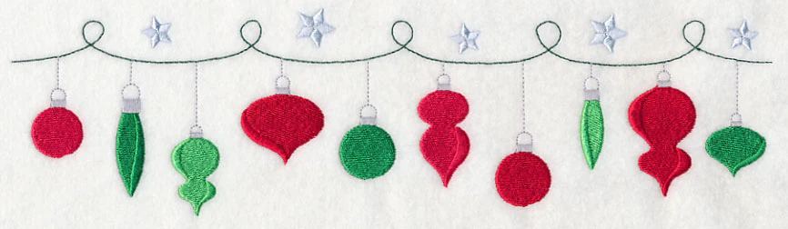 Sweet Christmas Ornament Border - Image 6