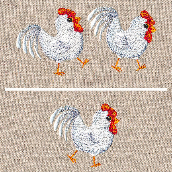 Sweet Country Chickens Border - Image 17
