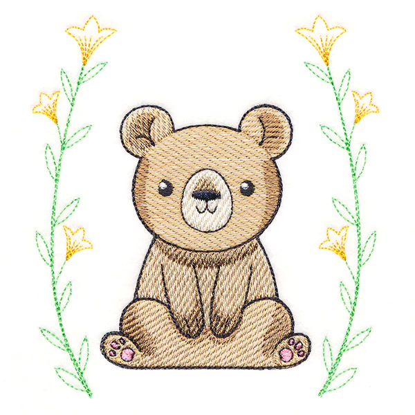 Sweet & Delicate Bear with Laurel - Image 2