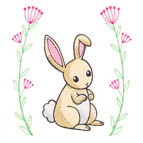 Sweet & Delicate Bunny with Laurel - Image 2