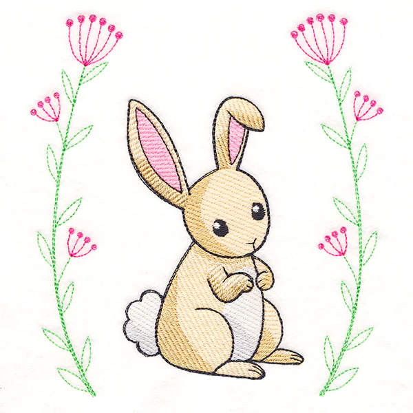 Sweet & Delicate Bunny with Laurel - Image 4