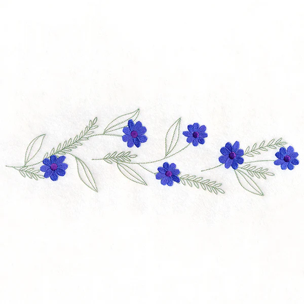 Sweet Delicate Flowers Border - Image 5