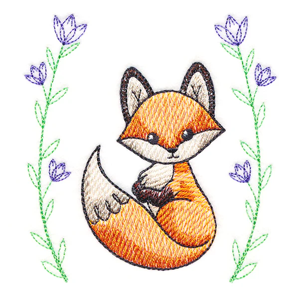 Sweet & Delicate Fox with Laurel - Image 3