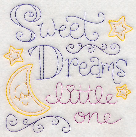 Sweet Dreams Little One Square (Vintage) - Image 3