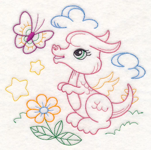 Sweet Fantasy Dragon (Vintage) - Image 2