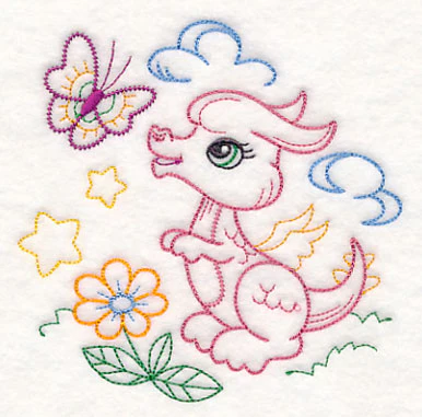 Sweet Fantasy Dragon (Vintage) - Image 4