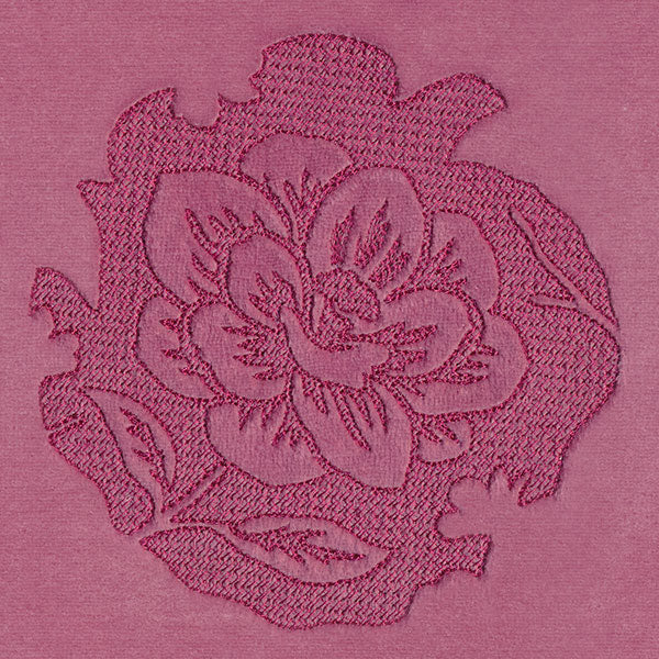 Sweet Floral Silhouette (Embossed) - Image 7