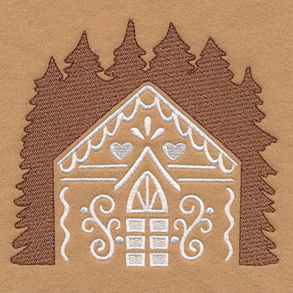 Sweet Gingerbread House (Embossed) - Image 3